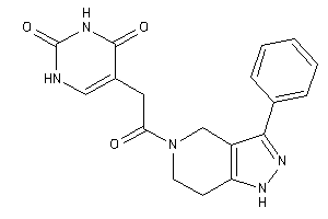Image of 5-[2-keto-2-(3-phenyl-1,4,6,7-tetrahydropyrazolo[4,3-c]pyridin-5-yl)ethyl]uracil