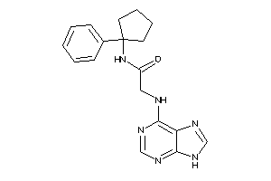 N-(1-phenylcyclopentyl)-2-(9H-purin-6-ylamino)acetamide