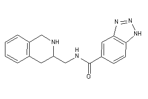 N-(1,2,3,4-tetrahydroisoquinolin-3-ylmethyl)-1H-benzotriazole-5-carboxamide