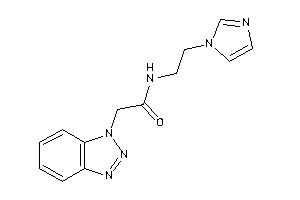 2-(benzotriazol-1-yl)-N-(2-imidazol-1-ylethyl)acetamide