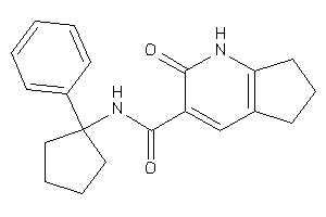 2-keto-N-(1-phenylcyclopentyl)-1,5,6,7-tetrahydro-1-pyrindine-3-carboxamide