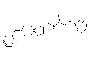 N-[(8-benzyl-4-oxa-8-azaspiro[4.5]decan-3-yl)methyl]-3-phenyl-propionamide