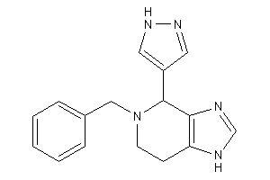 5-benzyl-4-(1H-pyrazol-4-yl)-1,4,6,7-tetrahydroimidazo[4,5-c]pyridine