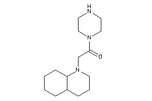 2-(3,4,4a,5,6,7,8,8a-octahydro-2H-quinolin-1-yl)-1-piperazino-ethanone