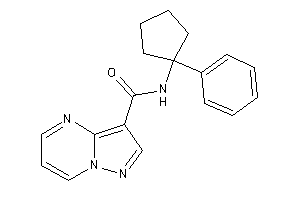 N-(1-phenylcyclopentyl)pyrazolo[1,5-a]pyrimidine-3-carboxamide