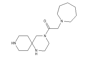2-(azepan-1-yl)-1-(1,4,9-triazaspiro[5.5]undecan-4-yl)ethanone