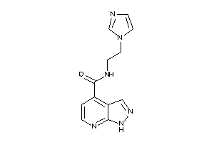 Image of N-(2-imidazol-1-ylethyl)-1H-pyrazolo[3,4-b]pyridine-4-carboxamide