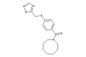 Azocan-1-yl-[4-(1,2,4-oxadiazol-5-ylmethylthio)phenyl]methanone