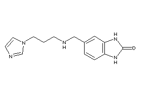 5-[(3-imidazol-1-ylpropylamino)methyl]-1,3-dihydrobenzimidazol-2-one