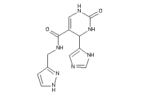 Image of 4-(1H-imidazol-5-yl)-2-keto-N-(1H-pyrazol-3-ylmethyl)-3,4-dihydro-1H-pyrimidine-5-carboxamide