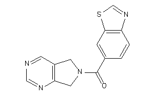 1,3-benzothiazol-6-yl(5,7-dihydropyrrolo[3,4-d]pyrimidin-6-yl)methanone