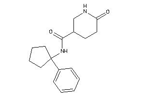 6-keto-N-(1-phenylcyclopentyl)nipecotamide