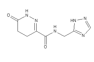 6-keto-N-(1H-1,2,4-triazol-5-ylmethyl)-4,5-dihydro-1H-pyridazine-3-carboxamide