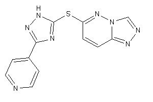 6-[[3-(4-pyridyl)-1H-1,2,4-triazol-5-yl]thio]-[1,2,4]triazolo[3,4-f]pyridazine