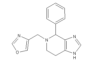 4-[(4-phenyl-1,4,6,7-tetrahydroimidazo[4,5-c]pyridin-5-yl)methyl]oxazole