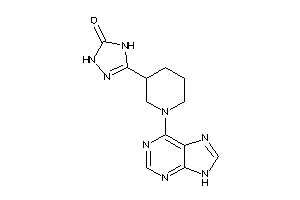 3-[1-(9H-purin-6-yl)-3-piperidyl]-1,4-dihydro-1,2,4-triazol-5-one