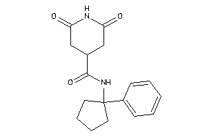 2,6-diketo-N-(1-phenylcyclopentyl)isonipecotamide