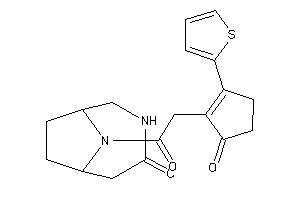 9-[2-[5-keto-2-(2-thienyl)cyclopenten-1-yl]acetyl]-4,9-diazabicyclo[4.2.1]nonan-3-one