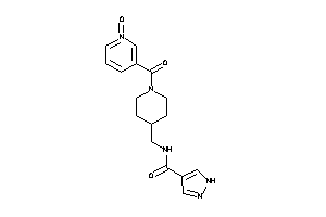 N-[[1-(1-ketonicotinoyl)-4-piperidyl]methyl]-1H-pyrazole-4-carboxamide