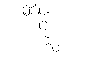 N-[[1-(2H-chromene-3-carbonyl)-4-piperidyl]methyl]-1H-pyrazole-4-carboxamide