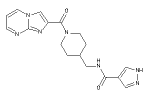 N-[[1-(imidazo[1,2-a]pyrimidine-2-carbonyl)-4-piperidyl]methyl]-1H-pyrazole-4-carboxamide