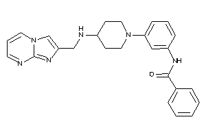 N-[3-[4-(imidazo[1,2-a]pyrimidin-2-ylmethylamino)piperidino]phenyl]benzamide