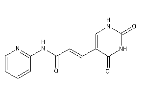 3-(2,4-diketo-1H-pyrimidin-5-yl)-N-(2-pyridyl)acrylamide