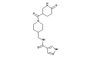 N-[[1-(6-ketonipecotoyl)-4-piperidyl]methyl]-1H-pyrazole-4-carboxamide