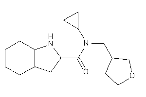 N-cyclopropyl-N-(tetrahydrofuran-3-ylmethyl)-2,3,3a,4,5,6,7,7a-octahydro-1H-indole-2-carboxamide