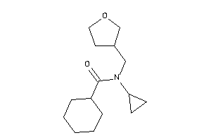 Image of N-cyclopropyl-N-(tetrahydrofuran-3-ylmethyl)cyclohexanecarboxamide