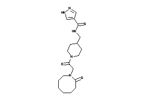 N-[[1-[2-(2-ketoazocan-1-yl)acetyl]-4-piperidyl]methyl]-1H-pyrazole-4-carboxamide
