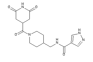 N-[[1-(2,6-diketoisonipecotoyl)-4-piperidyl]methyl]-1H-pyrazole-4-carboxamide