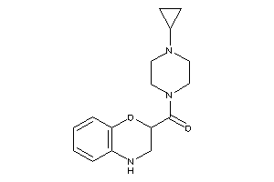 (4-cyclopropylpiperazino)-(3,4-dihydro-2H-1,4-benzoxazin-2-yl)methanone