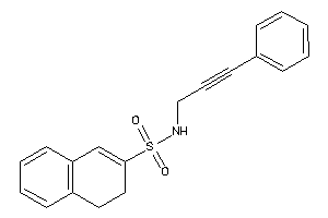 N-(3-phenylprop-2-ynyl)-3,4-dihydronaphthalene-2-sulfonamide