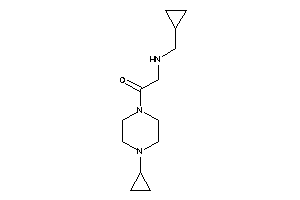 2-(cyclopropylmethylamino)-1-(4-cyclopropylpiperazino)ethanone