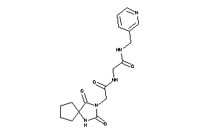 2-[[2-(2,4-diketo-1,3-diazaspiro[4.4]nonan-3-yl)acetyl]amino]-N-(3-pyridylmethyl)acetamide