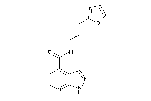 N-[3-(2-furyl)propyl]-1H-pyrazolo[3,4-b]pyridine-4-carboxamide