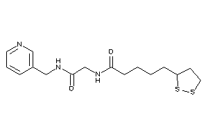 Image of 5-(dithiolan-3-yl)-N-[2-keto-2-(3-pyridylmethylamino)ethyl]valeramide
