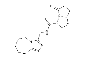 5-keto-N-(6,7,8,9-tetrahydro-5H-[1,2,4]triazolo[4,3-a]azepin-3-ylmethyl)-3,6,7,7a-tetrahydro-2H-pyrrolo[2,1-b]thiazole-3-carboxamide