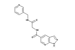 N-[2-keto-2-(3-pyridylmethylamino)ethyl]-1H-pyrazolo[3,4-b]pyridine-5-carboxamide