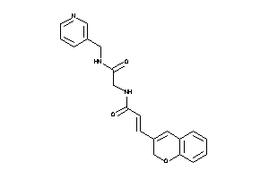 3-(2H-chromen-3-yl)-N-[2-keto-2-(3-pyridylmethylamino)ethyl]acrylamide