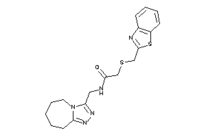 2-(1,3-benzothiazol-2-ylmethylthio)-N-(6,7,8,9-tetrahydro-5H-[1,2,4]triazolo[4,3-a]azepin-3-ylmethyl)acetamide