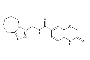 3-keto-N-(6,7,8,9-tetrahydro-5H-[1,2,4]triazolo[4,3-a]azepin-3-ylmethyl)-4H-1,4-benzoxazine-7-carboxamide