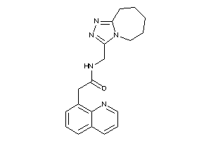 2-(8-quinolyl)-N-(6,7,8,9-tetrahydro-5H-[1,2,4]triazolo[4,3-a]azepin-3-ylmethyl)acetamide