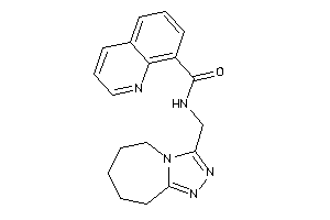 N-(6,7,8,9-tetrahydro-5H-[1,2,4]triazolo[4,3-a]azepin-3-ylmethyl)quinoline-8-carboxamide