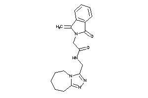 2-(1-keto-3-methylene-isoindolin-2-yl)-N-(6,7,8,9-tetrahydro-5H-[1,2,4]triazolo[4,3-a]azepin-3-ylmethyl)acetamide