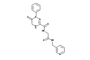 Image of 6-keto-N-[2-keto-2-(3-pyridylmethylamino)ethyl]-1-phenyl-4,5-dihydro-1,2,4-triazine-3-carboxamide