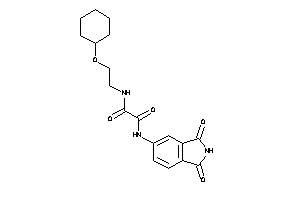 N-[2-(cyclohexoxy)ethyl]-N'-(1,3-diketoisoindolin-5-yl)oxamide