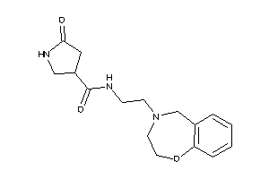 N-[2-(3,5-dihydro-2H-1,4-benzoxazepin-4-yl)ethyl]-5-keto-pyrrolidine-3-carboxamide