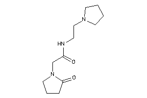 2-(2-ketopyrrolidino)-N-(2-pyrrolidinoethyl)acetamide